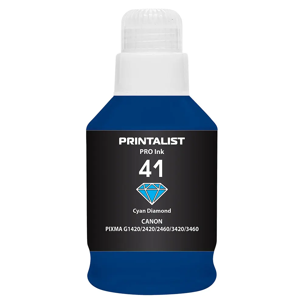 Чорнило PRINTALIST GI-41 для Canon Pixma G2420/3420 190г Cyan водорозчинне (PL41C) - фото 6