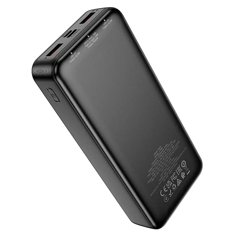 Портативний ЗП Power Bank Hoco J136A Sirui 22.5W+PD20W 20000 mAh Black - фото 4