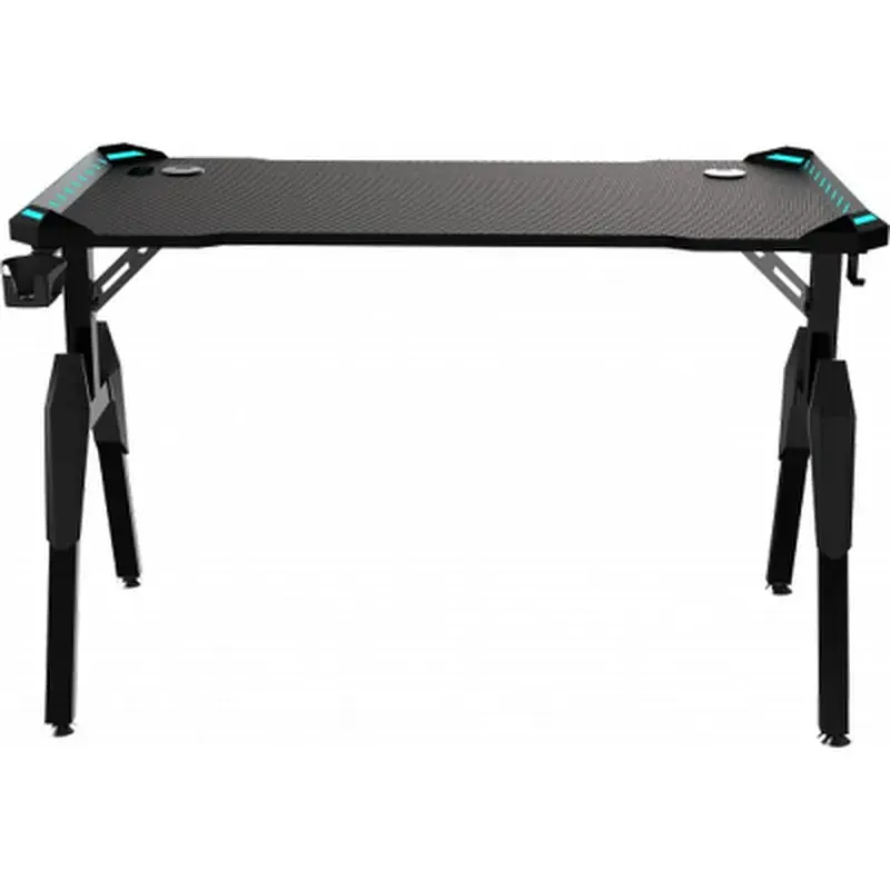 Комп'ютерний стіл GT Racer T-1444 (140x60x73) Black - фото 3