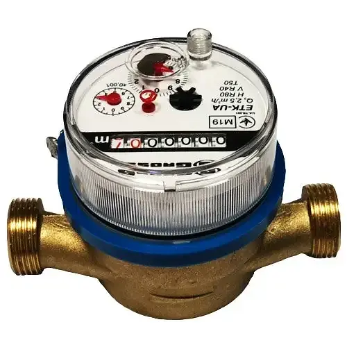 Лічильник холодної води Gross ETK-UA 15Х/110 Ду 15 з гайками 30412 - фото 5