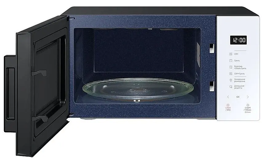 Микроволновка с грилем Samsung MG23T5018AW/BW - фото 2