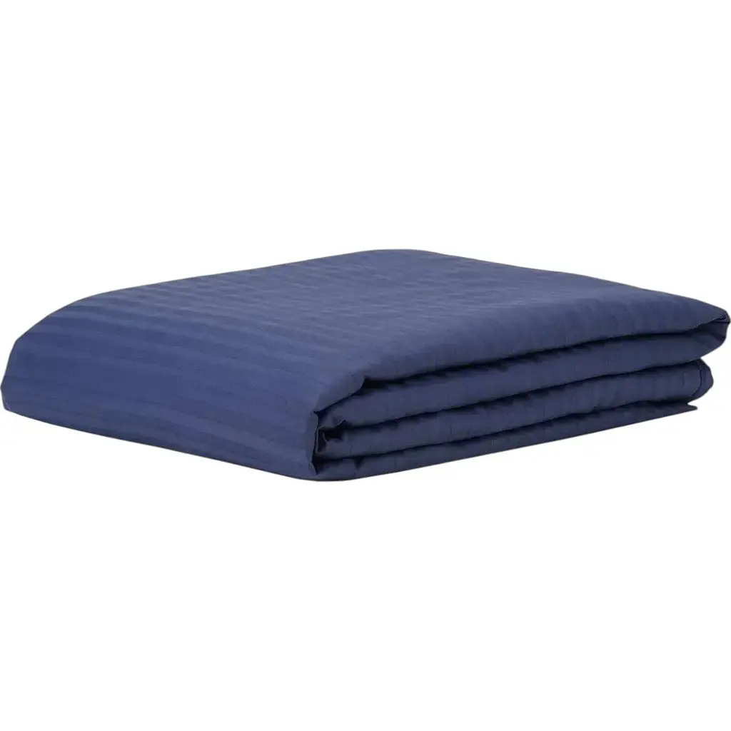 Комплект постельного белья Good-Dream Страйп-сатин Dark Blu Семейный темно-синий (GDSSDBBS1452102) - фото 2