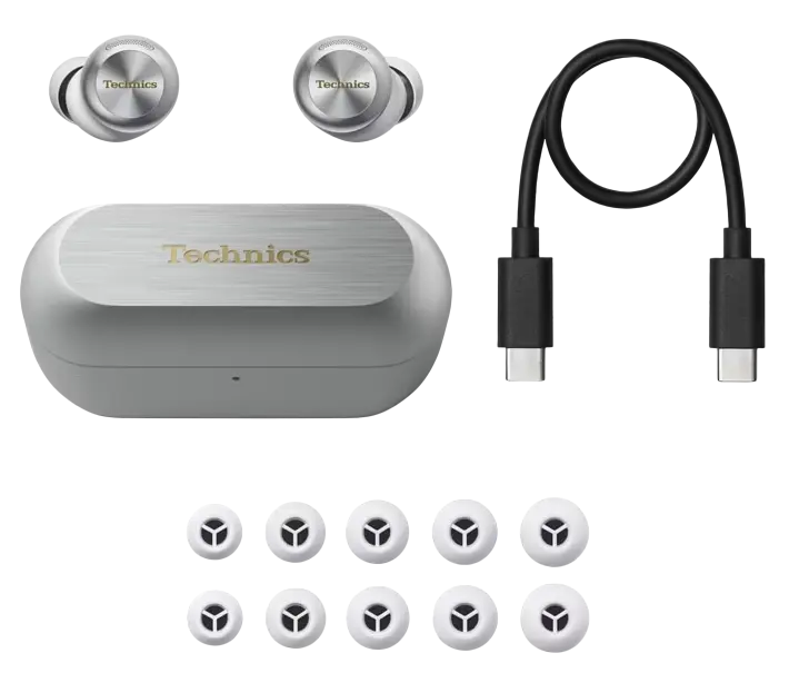 Навушники Technics EAH-AZ100-S Silver - фото 5