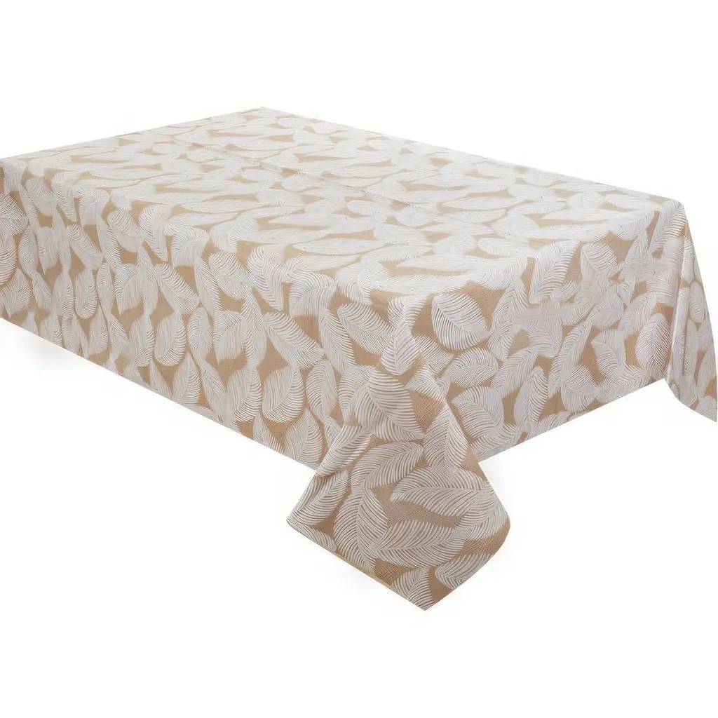 Скатертина водовідштовхувальна Lefard Home Textile Pineto beig 140х140 см (715-313) - фото 2