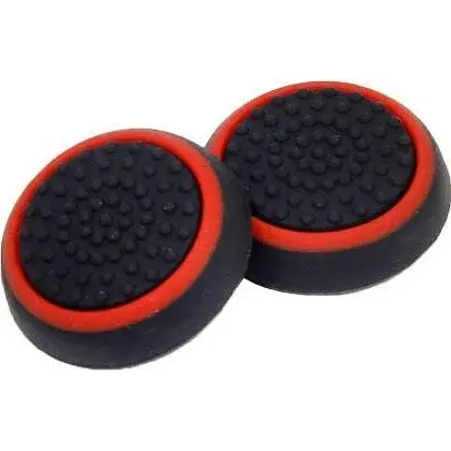 Накладки на стіки Thumb Grips 4-pack для PS4/PS5/Xbox Black Red [140709] - фото 4