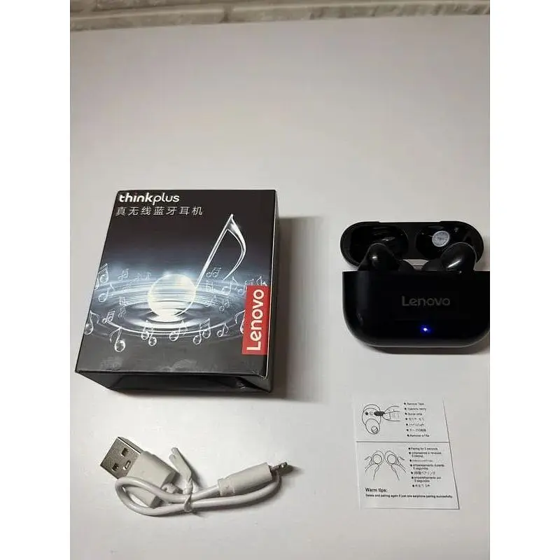 Беспроводные наушники Lenovo LP33 черные - фото 3