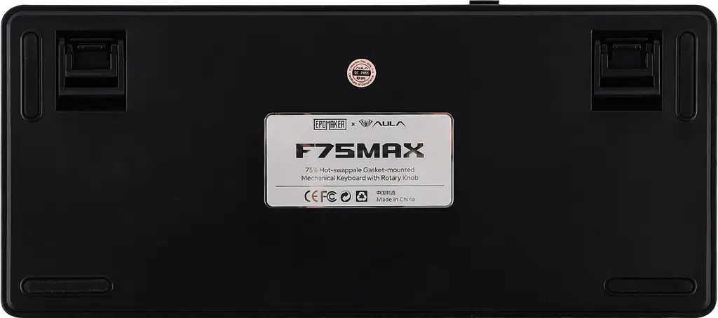 Клавиатура беспроводная Aula F75 Max RGB Side Printed Gradient Black - фото 3