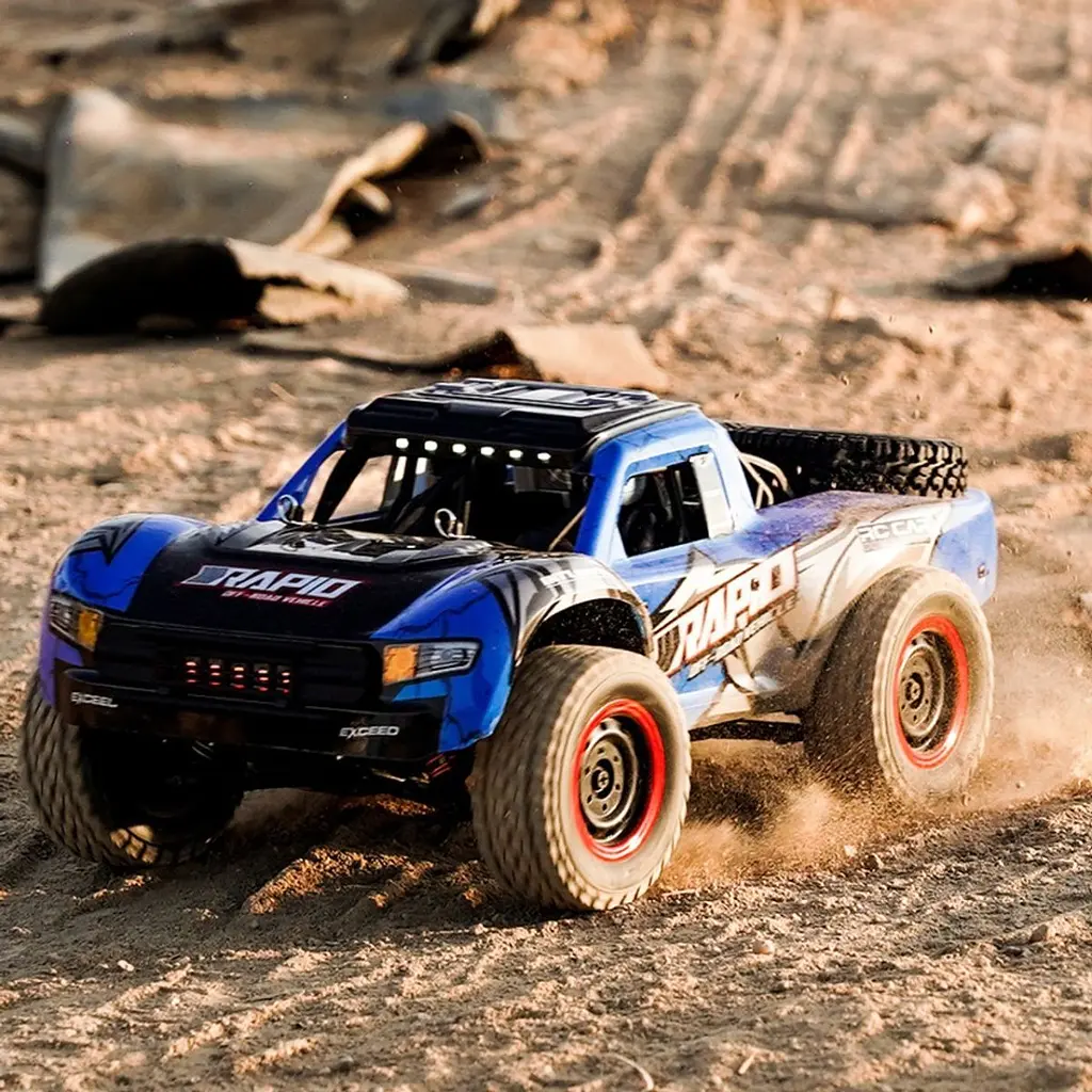 Машинка на радіокеруванні JJRC Q130-A All-wheel Drive SUV Black/Blue [119077] - фото 2