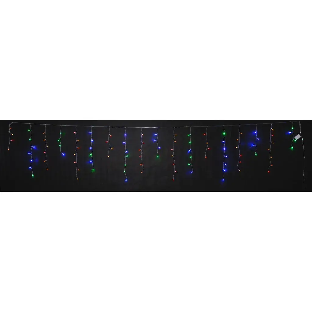 Гірлянда Delux ICICLE 100 LED C 3.2х0.7 м Мульти/Прозорий IP20 (90015254) - фото 3
