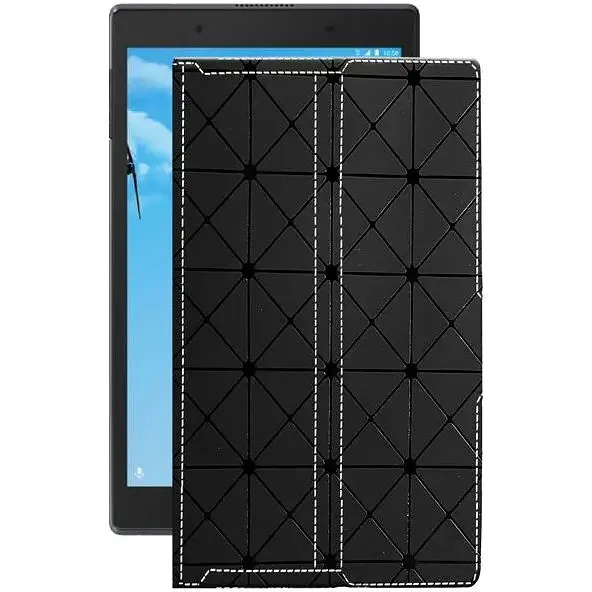 Чехол StatusCASE из экокожи для планшета Lenovo Tab 7 Essential TB-7304i Черный ромб - фото 1