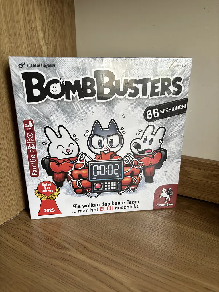 Кооперативна настільна гра Bomb Busters від Pegasus Spiele для дорослих дітей компанії Бомбастери німецькою мовою (SKU-163) - фото 8