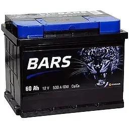 Акумулятор Bars 60Ah Ев (-/+) 530EN 242x175x190 мм