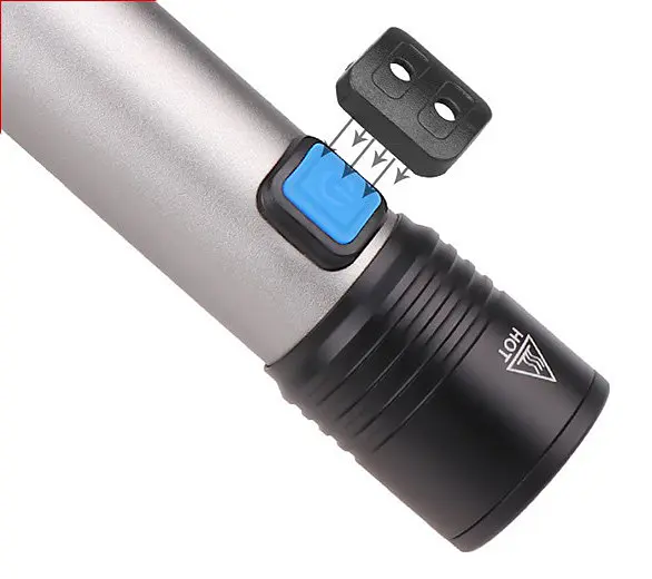 Фонарик Flashlight BL K31, аккумуляторный ручной, светодиодный с фокусировкой и USB зарядкой - фото 5