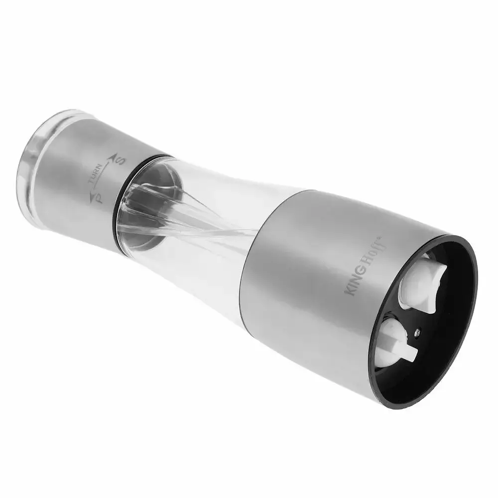Подрібнювач для солі та перцю KingHoff KH-4041 2 в 1 - фото 4