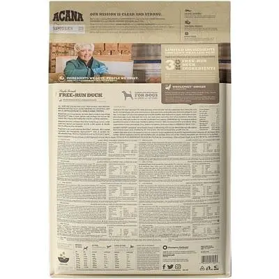Сухой корм для собак ACANA Free-Run Duck 6 кг (0064992571603) - фото 3
