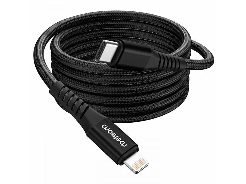 Кабель Lightning Choetech XCL-1030-BK PD 27W Type-C / Lightning 1m Black - фото 3