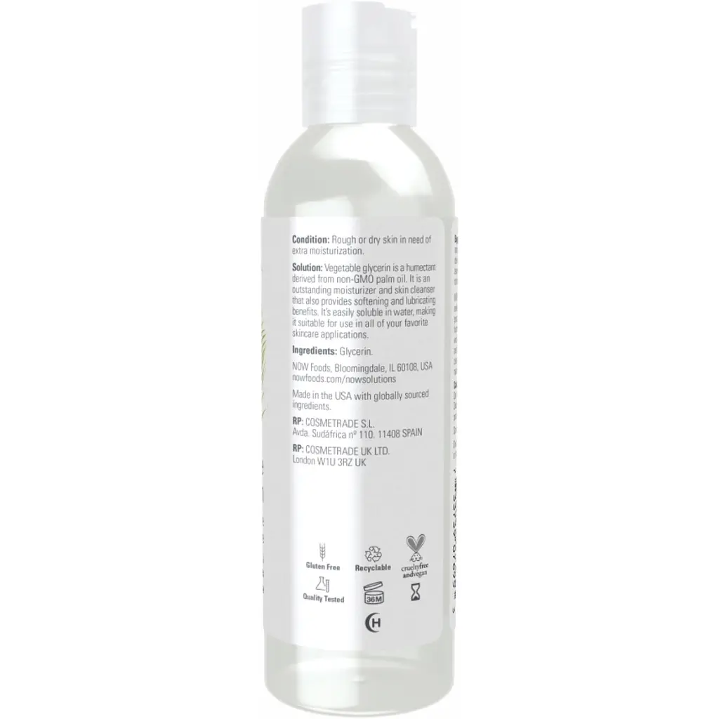 Засіб для догляду за шкірою Now Foods Glycerin Vegetable 473 мл - фото 2
