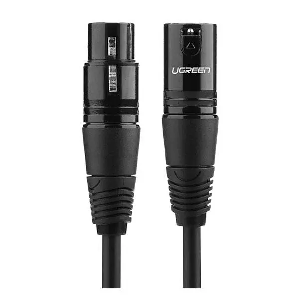 Аудиокабель микрофонный удлинитель Ugreen AV130 Cannon Male to Female Microphone Extension 20708 - фото 3