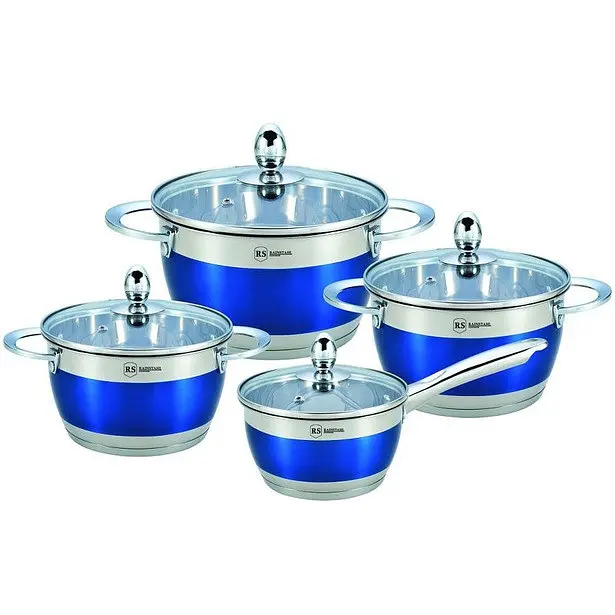 Набір посуду Rainstahl RS-1818-08 Blue