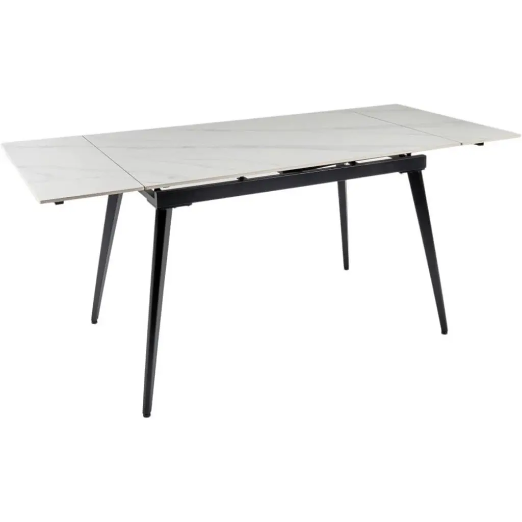 Стол Avanti REEF White Marble Matt 120-180x80 см - фото 2