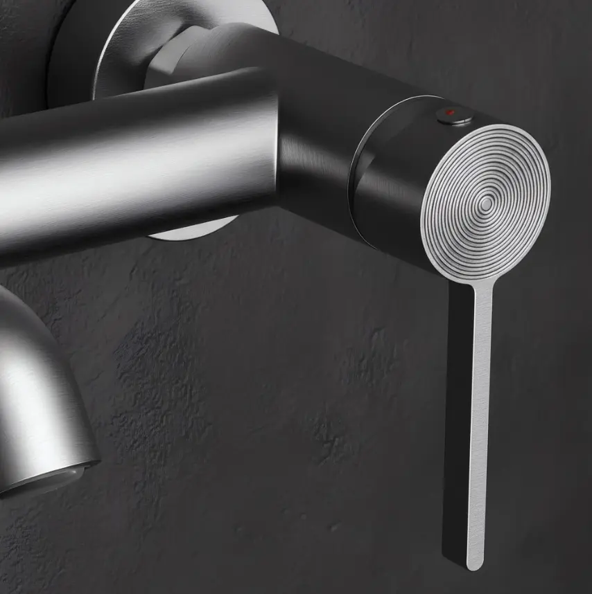 Змішувач для ванни Rea Foster nickel brushed REA-B6326 - фото 2