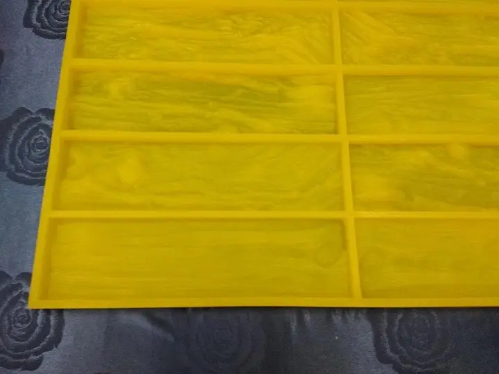 Гибкая полиуретановая форма для изготовления декоративного кирпича A.N.B. "ДРЕВЕСНЫЙ КАМЕНЬ" на 12 плиток - фото 15