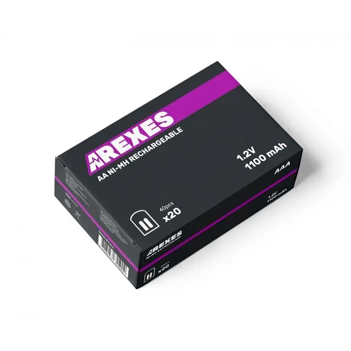 Акумулятор міні пальчиковий Arexes AAA 1100mAh 1.2V Ni-MH, 1 шт - фото 2