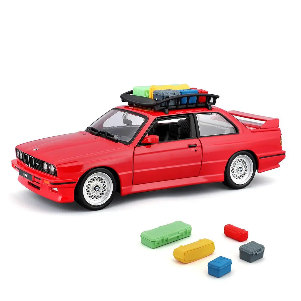 Автомодель – BMW M3 EUROTREK (1988) (1:24) Bburago 18-23014 - фото 2