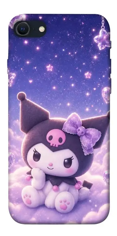TPU чехол Demsky Kuromi sleppy для Apple iPhone SE (2020)