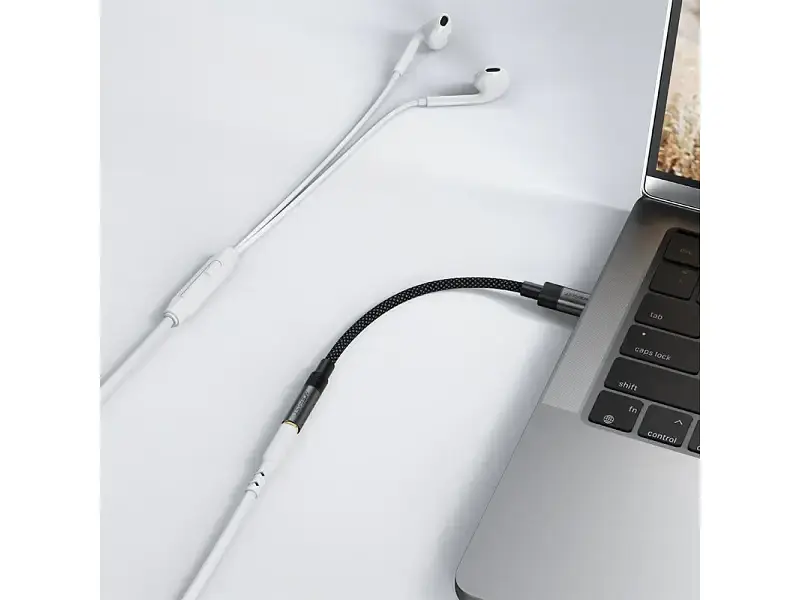 Адаптер Acefast Type-C USB Type-C to 3.5mm 0.15m (6974316285281) - фото 5
