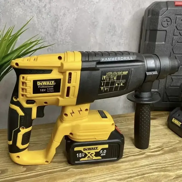 Якісні акумуляторні перфоратори для дому DeWalt, Легкий і потужний перфоратори, Перфоратори для дому - фото 3