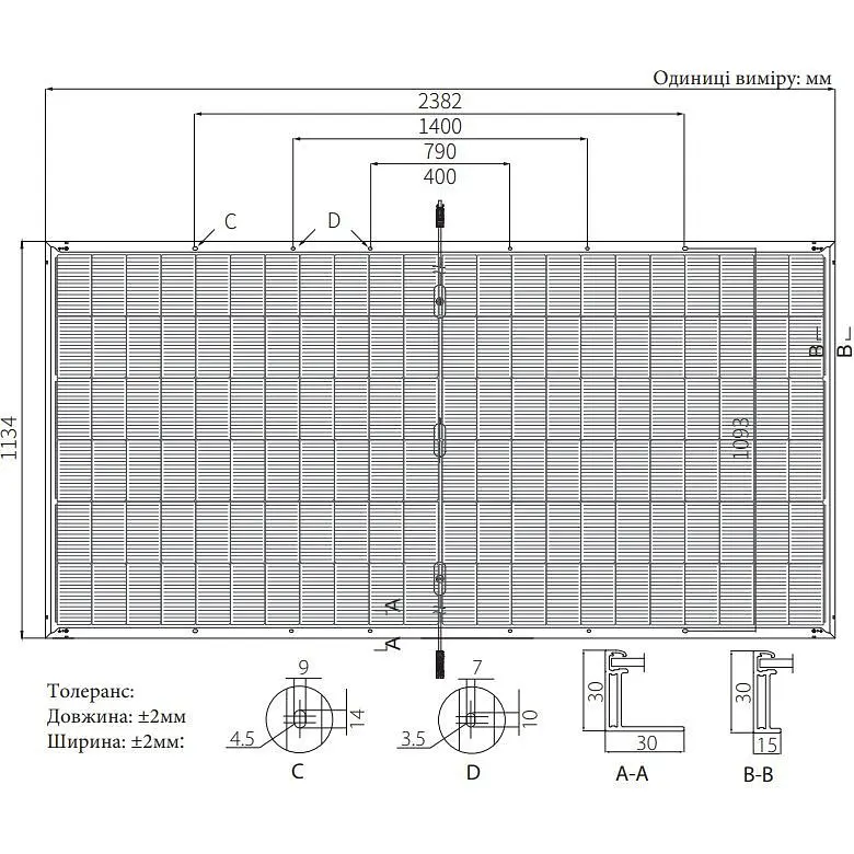 Сонячна панель LONGi Hi-Mo 7 Bifacial N-type LR8-66НGD-625M 625W [164347] - фото 4