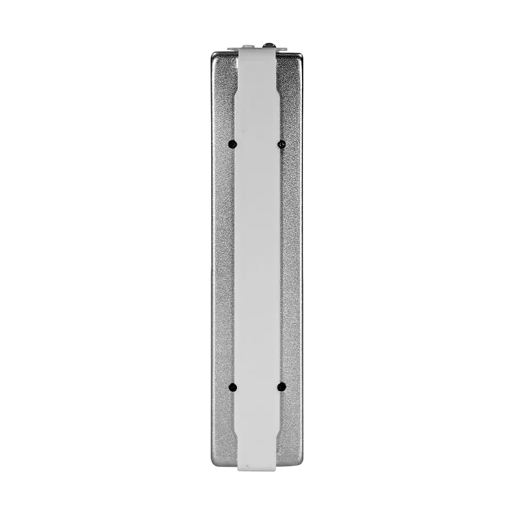 Повербанк з сонячною панеллю 10000mAh Power Bank Kraft KPB-1012SL Silver LED-ліхтар (43-00069) - фото 2