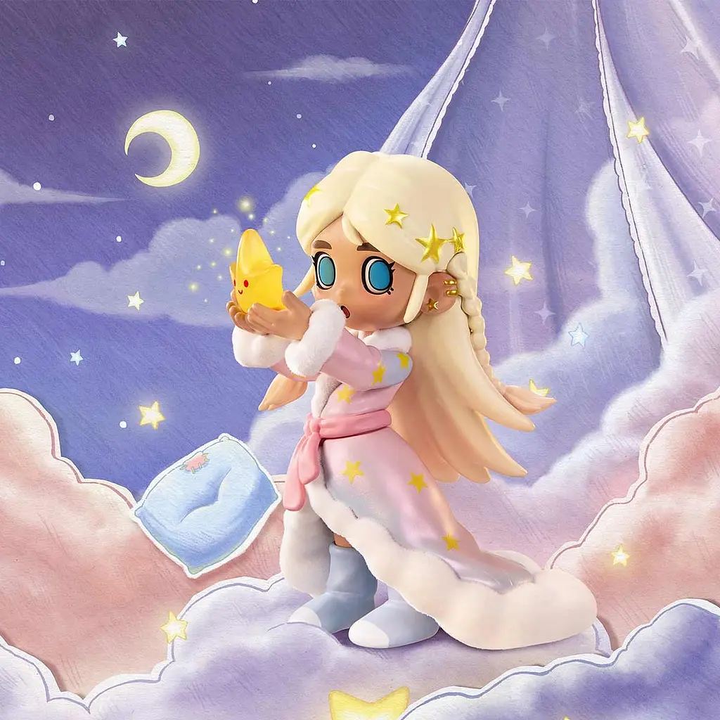 Игрушка-сюрприз Pop Mart Lil Peach Riot Серия Sleepover с коллекционной фигуркой (PRLS-01) - фото 5