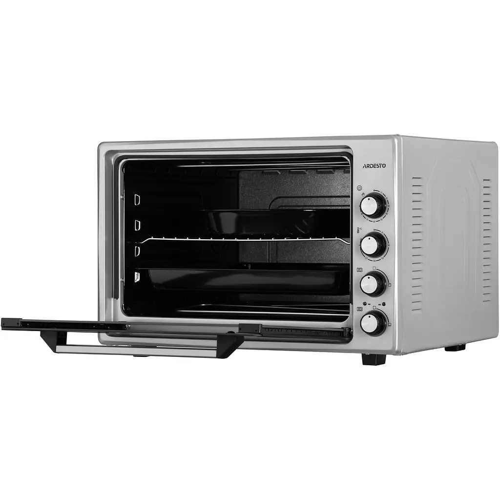 Печь электрическая Ardesto 70 л, 2000 Вт, механич., двойное стекло, серый - фото 6