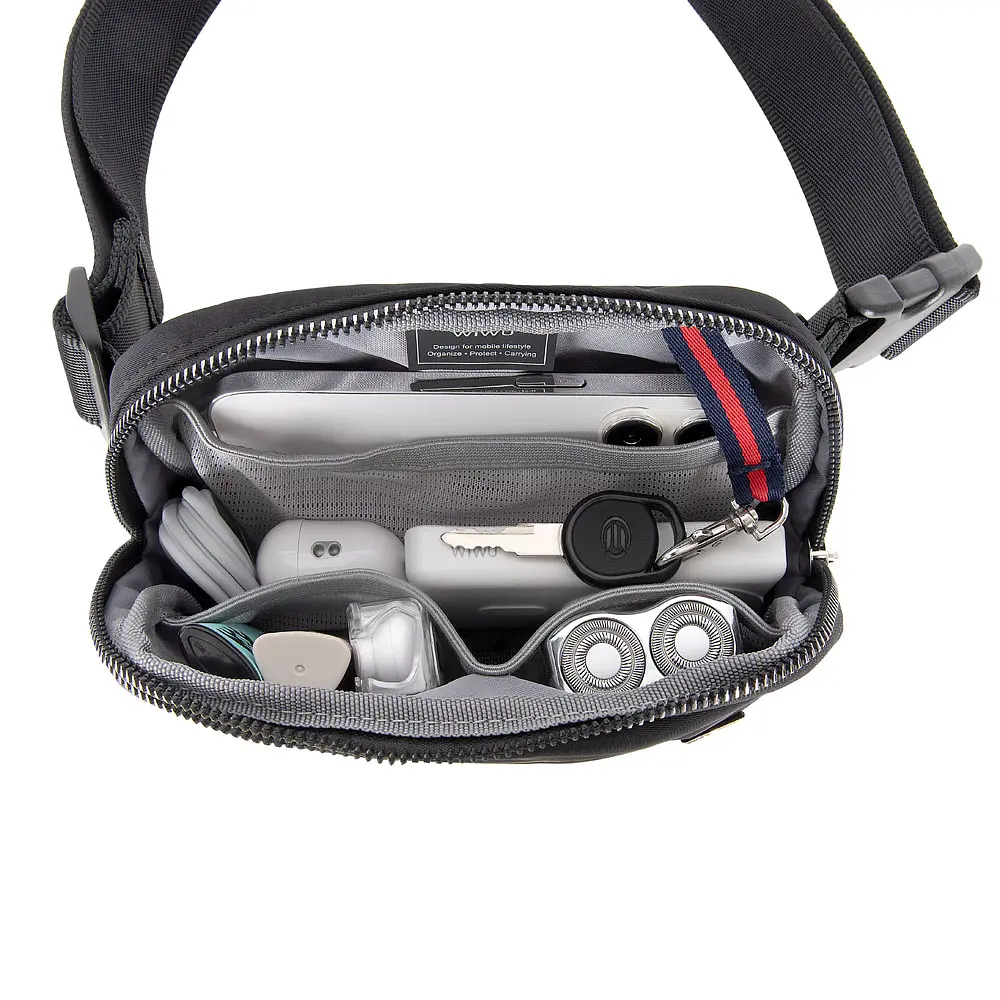 Сумка WIWU LULU Crossbody Bag Nylon Black - фото 6