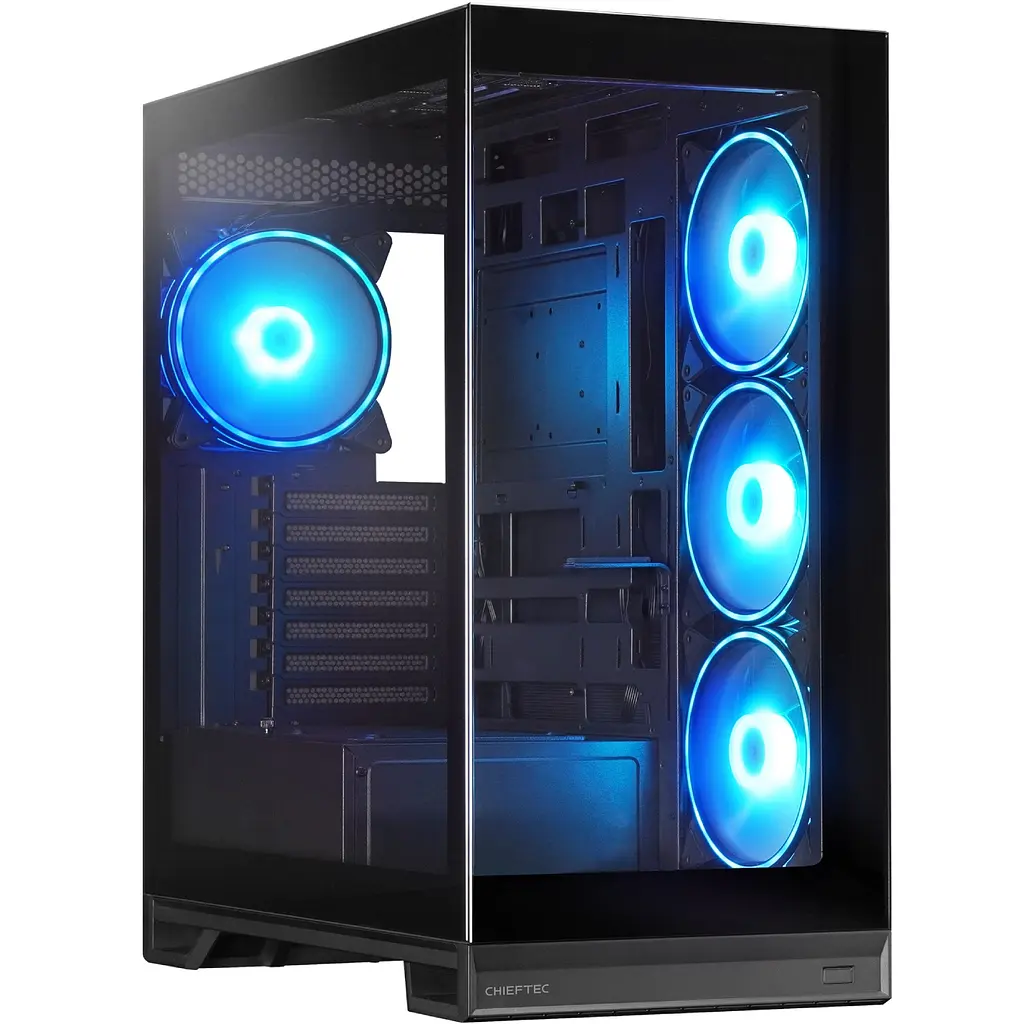 Корпус Chieftec VISTA MAX GX-30B-OP 4x140mm A-RGB, ATX, без БЖ, Black - фото 7
