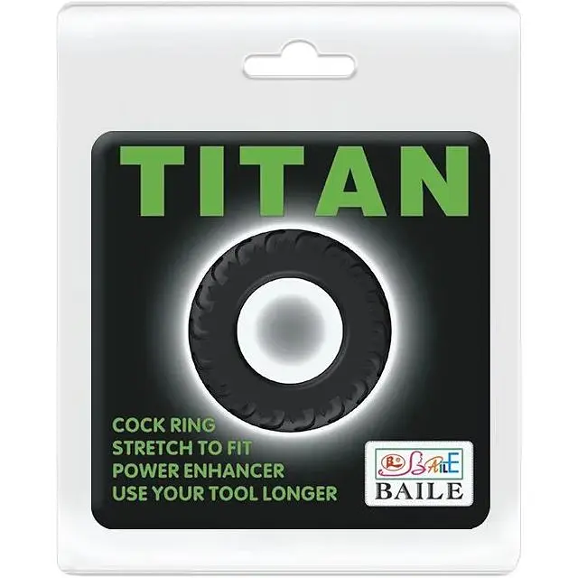 Ерекційне кільце Lybaile Titan BI-210146, Чорний - фото 8
