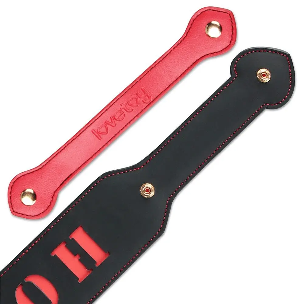 Плеть Rebellion Reign Paddle "Hoe", 38 см (чорний) - фото 8