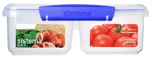 Контейнер Sistema для хранения двухсекционный, 2 л, 1 шт. (1720) - фото 2