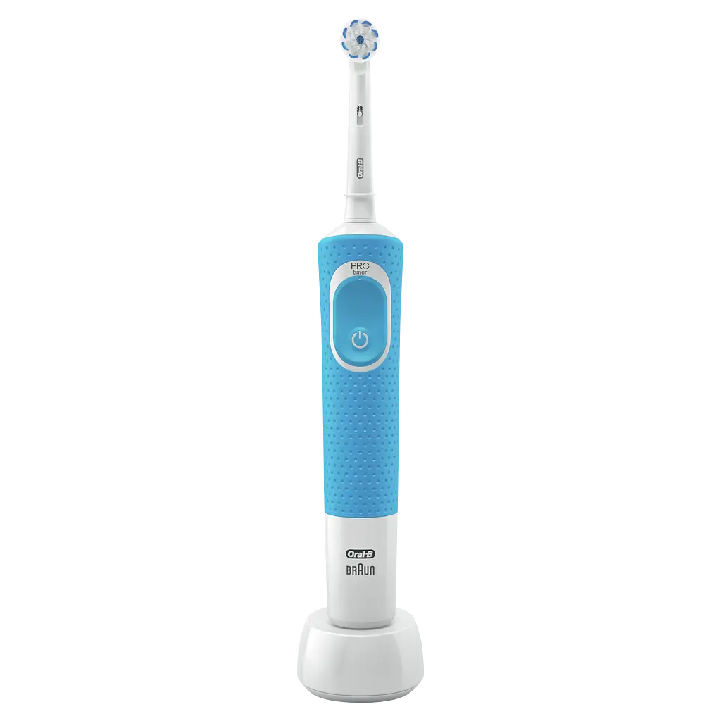 Электрическая зубная щетка Oral-B Vitality Sens Clean D100, синий - фото 2