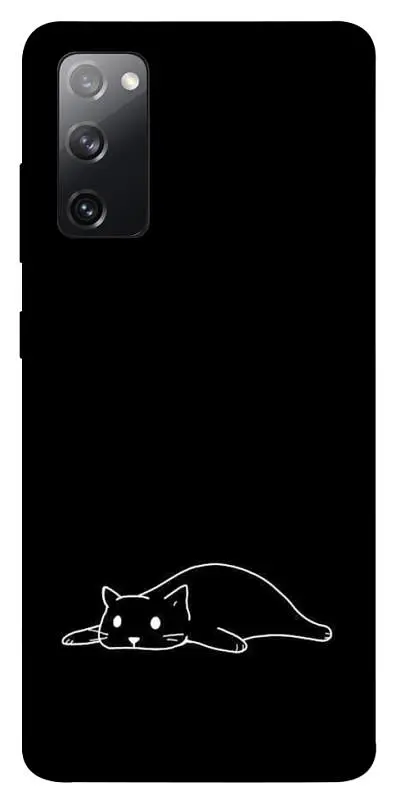 TPU чохол Demsky Lazy cat для Samsung Galaxy S20 FE