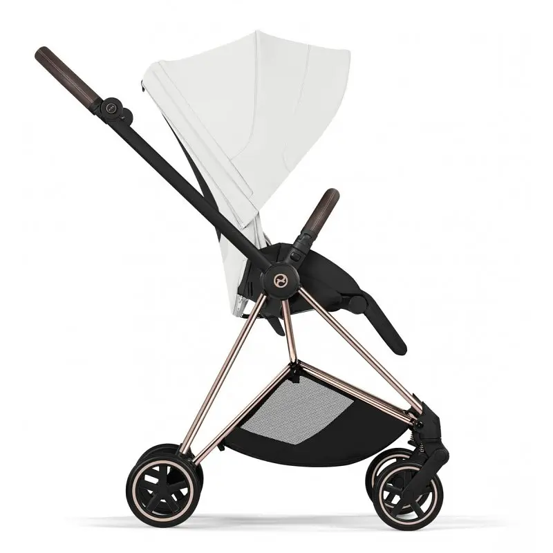 Прогулянкова коляска Cybex Mios Style 5.0 Off White шасі Rosegold - фото 2