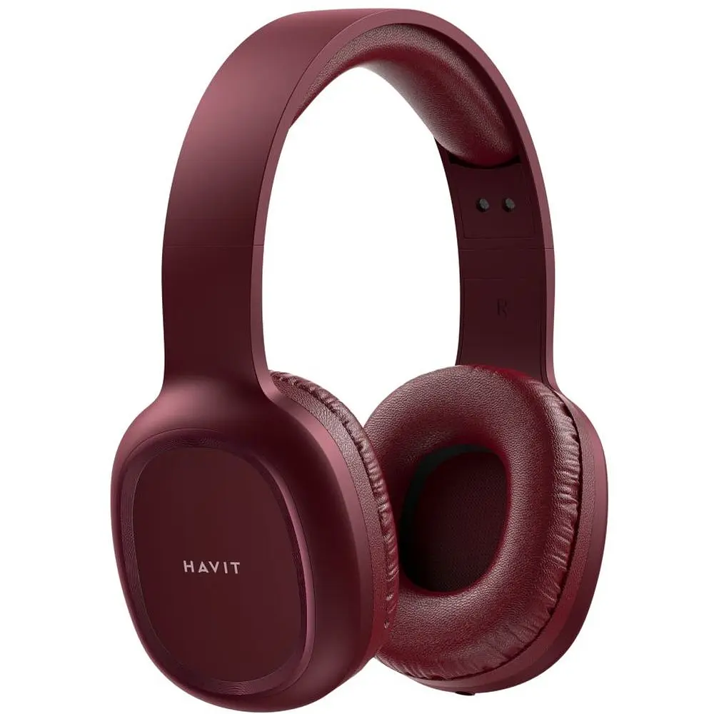 Навушники накладні бездротові Havit HV-H2590BT PRO red (HV-H2590BT-PRO) - фото 3