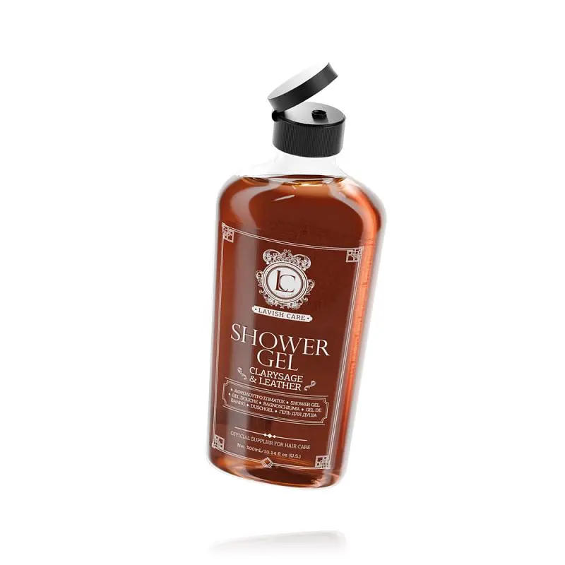 Чоловічий гель для душу LAVISH CARE Barber Clarysage and Leather з ароматом шавлія, 300 мл - фото 2