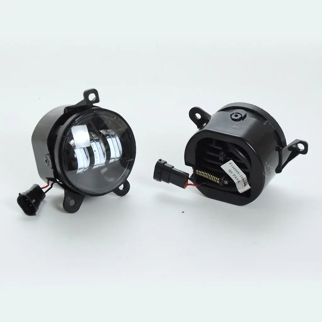 Протитуманні фари LED для Пріора 2170 2171 2172 з лінзою / 30W / 10w x 3 / Жовті 2 шт. - фото 2