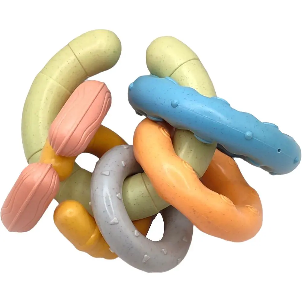 Пірамідка Bibi Toys Жираф тактильна 10 елементів (760837BT) - фото 5