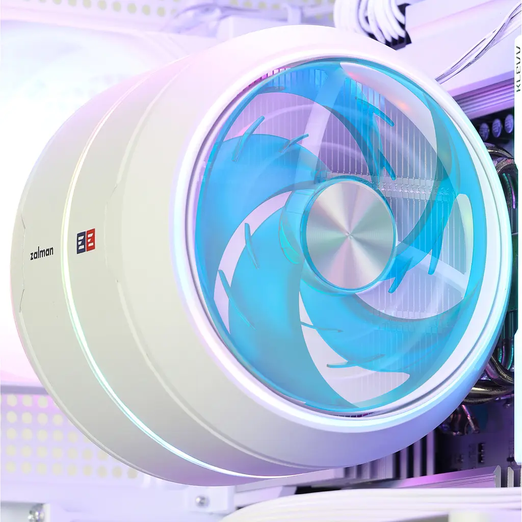 Zalman Процесорний кулер Zalman ZET5, ARGB LGA 1851, 1700, 1200, 115x, AM5, AM4, 4pin PWM, 3pin+5VARGB, TDP200W, білий - фото 4