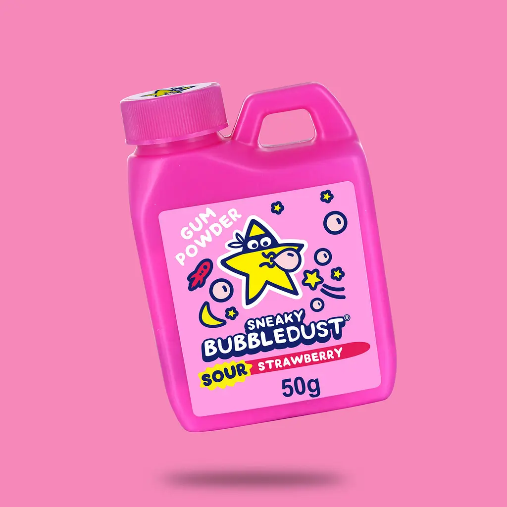 Жуйка-Порошок Sweet Bandit Sneaky Bubbledust Полуниця 50g