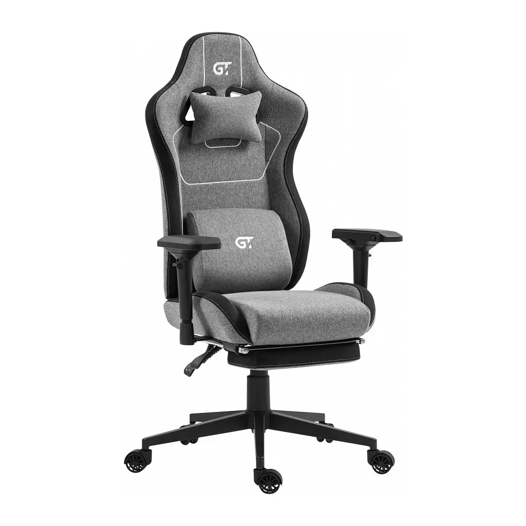 Крісло ігрове GT Racer X-2305 Gray/Black (X-2305 Fabric Gray/Black) - фото 3